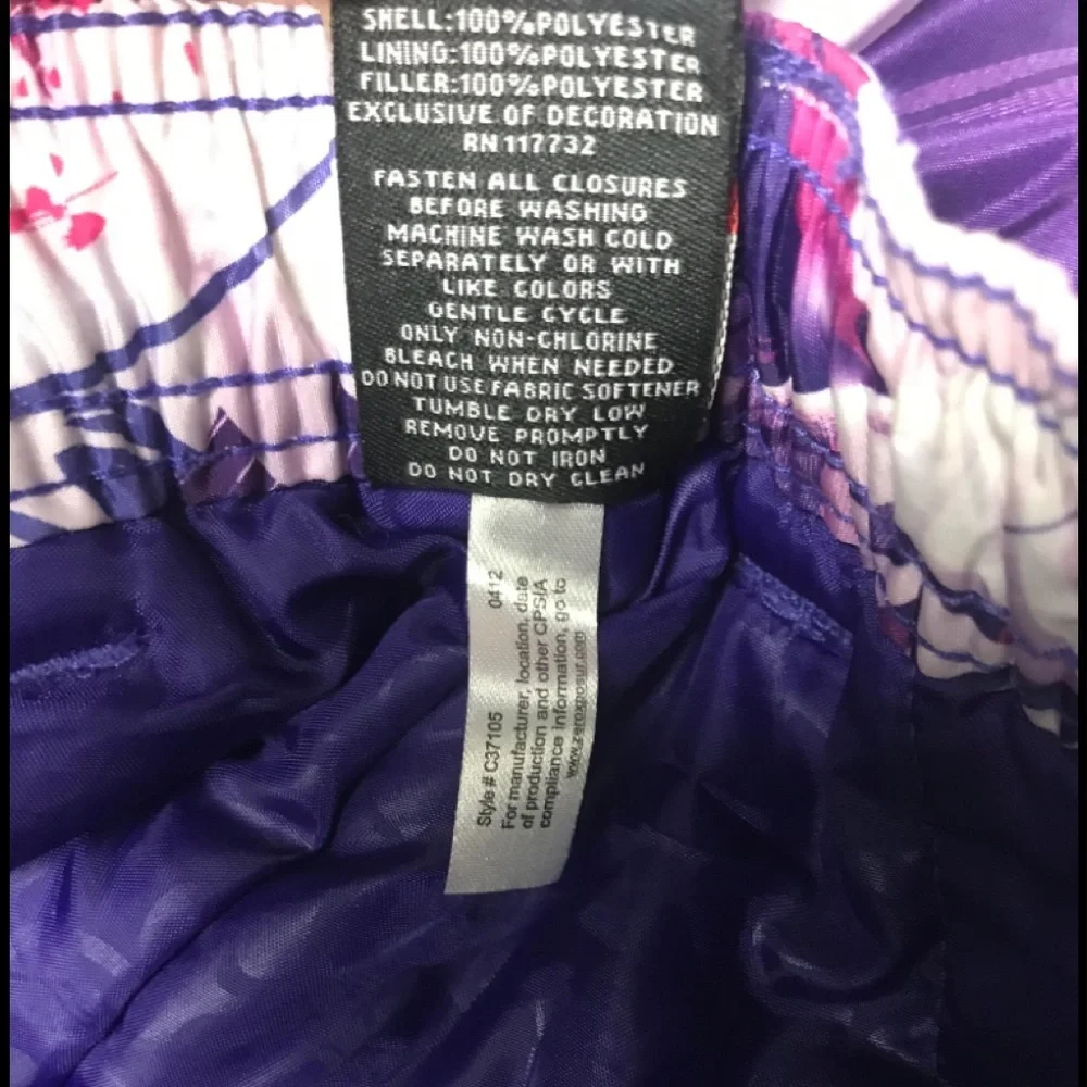 ZERO X POSUR Youth Snow Pants Medium 10/12